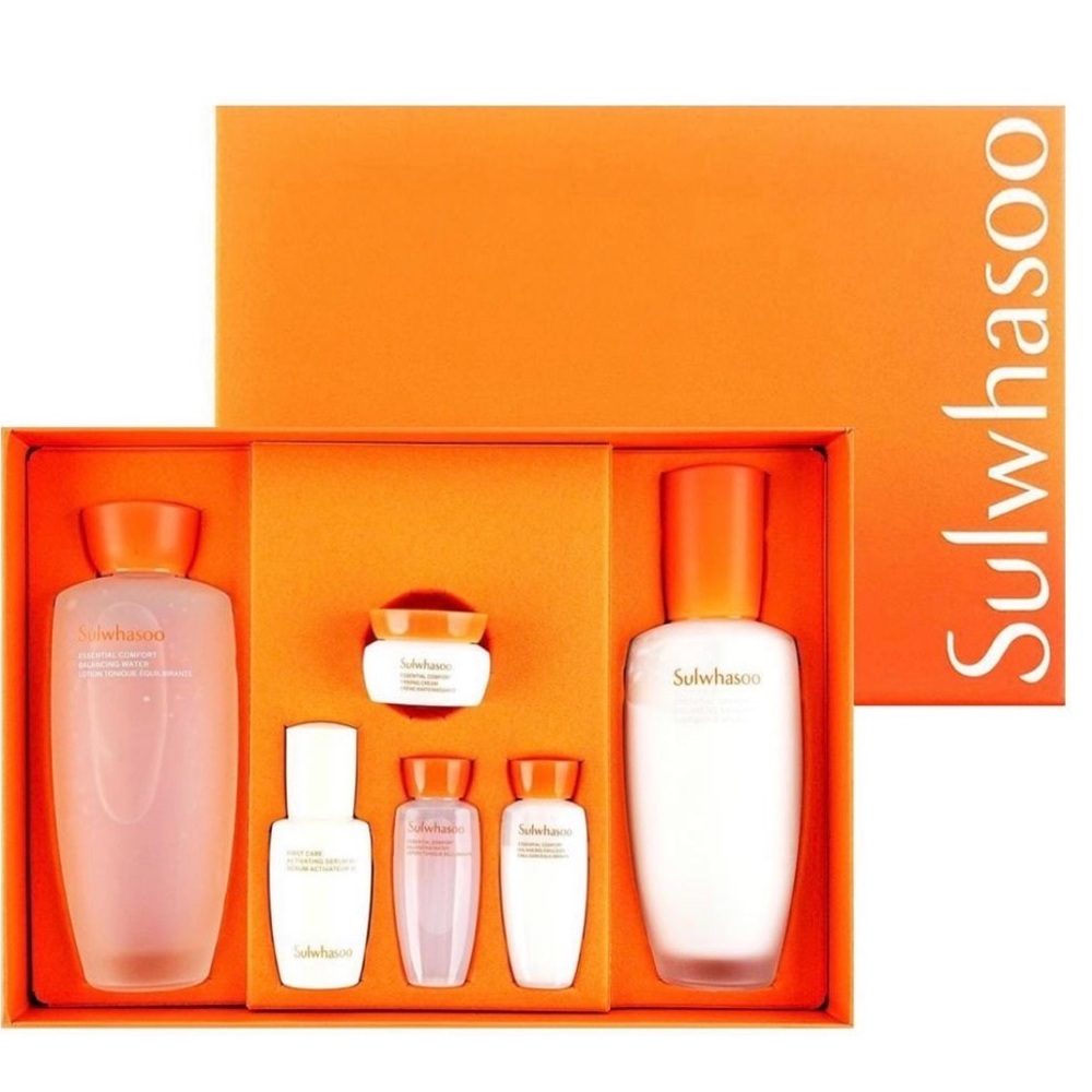 Sulwhasoo Radiance Skincare Set - Orange and White